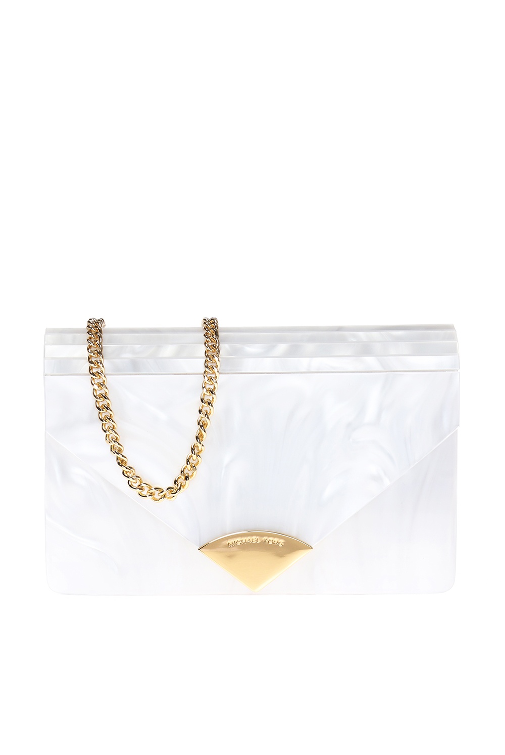 Michael kors outlet barbara clutch gold